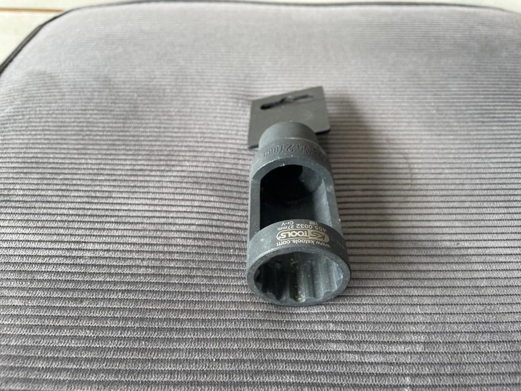 KS Tools 455.0032, Dieselverstuiver dop 12- kant, 27mm-1/2", KS Tools, Nieuw, Ophalen of Verzenden, /