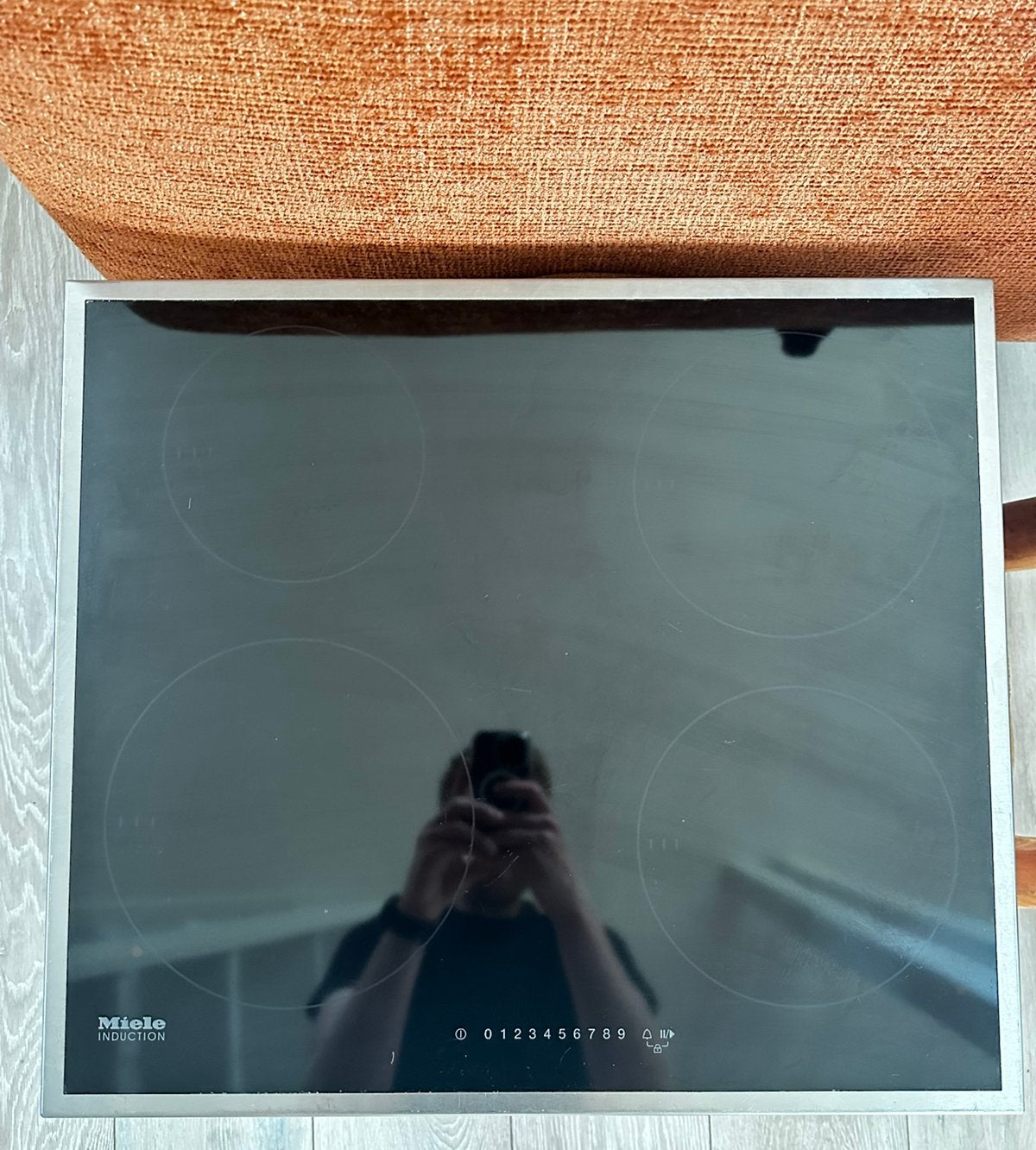 Miele KM 7201 FR Inductiekookplaat 57 cm – Zo goed als nieuw, Ophalen, 4 kookzones, Zo goed als nieuw, Inbouw