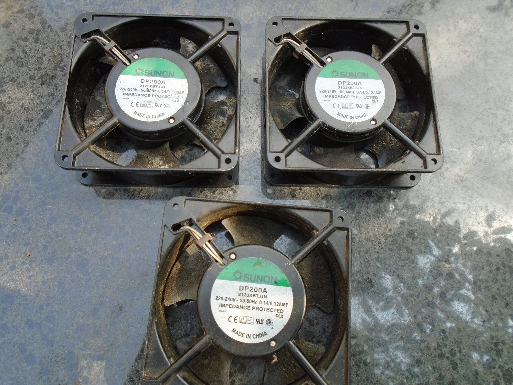 Computer ventilator, koeler, computerkoeler. 3 stuks, Ophalen, Gebruikt, Luchtkoeling