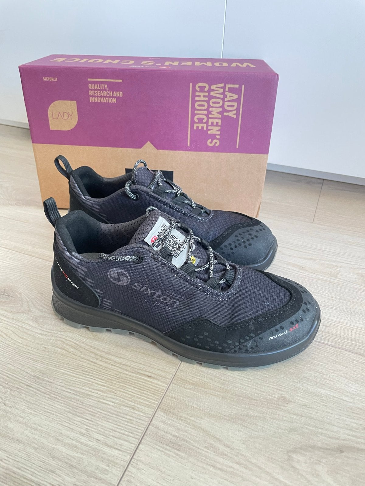 Sixton schoenen maat 38 - Nieuw in doos, Zwart, Nieuw, Ophalen of Verzenden, Werkschoenen