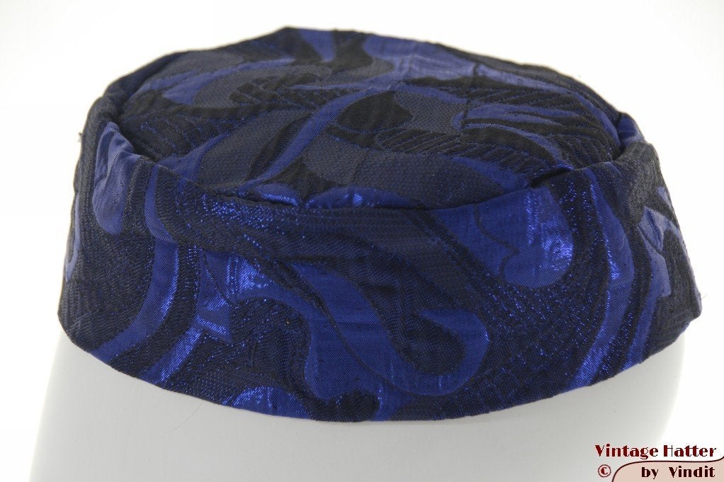 Oosters hoedje glimmend blauw en zwart maat 58 en 61 nieuw, Kleding | Heren, Onbekend of Merkloos, 60 cm (XL, 7½ inch) of meer
