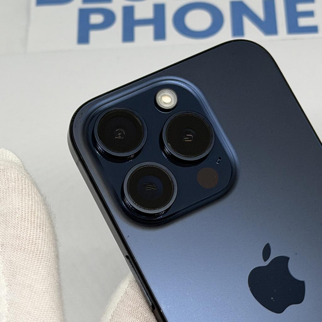 iPhone 15 Pro 128GB blauw /87% batt /zeer net /BTW, Telecommunicatie, Mobiele telefoons | Apple iPhone, 128 GB, Zwart, Zonder simlock