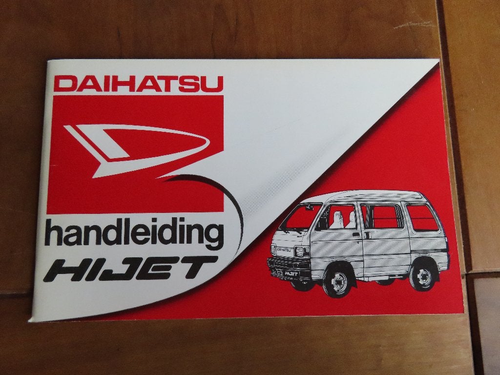Instructieboek Daihatsu Hijet bestelauto 1988, nieuwstaat!, Ophalen of Verzenden