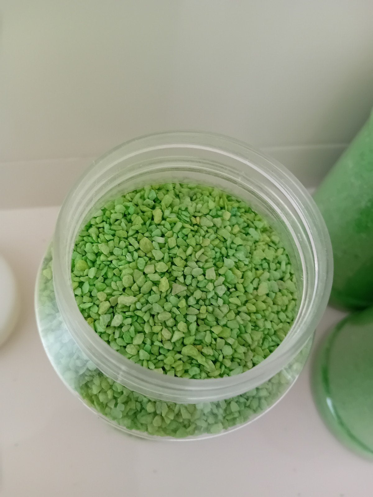 Decoratief groen steentjes in pot, Ophalen, Groen, Overige thema's, Nieuw