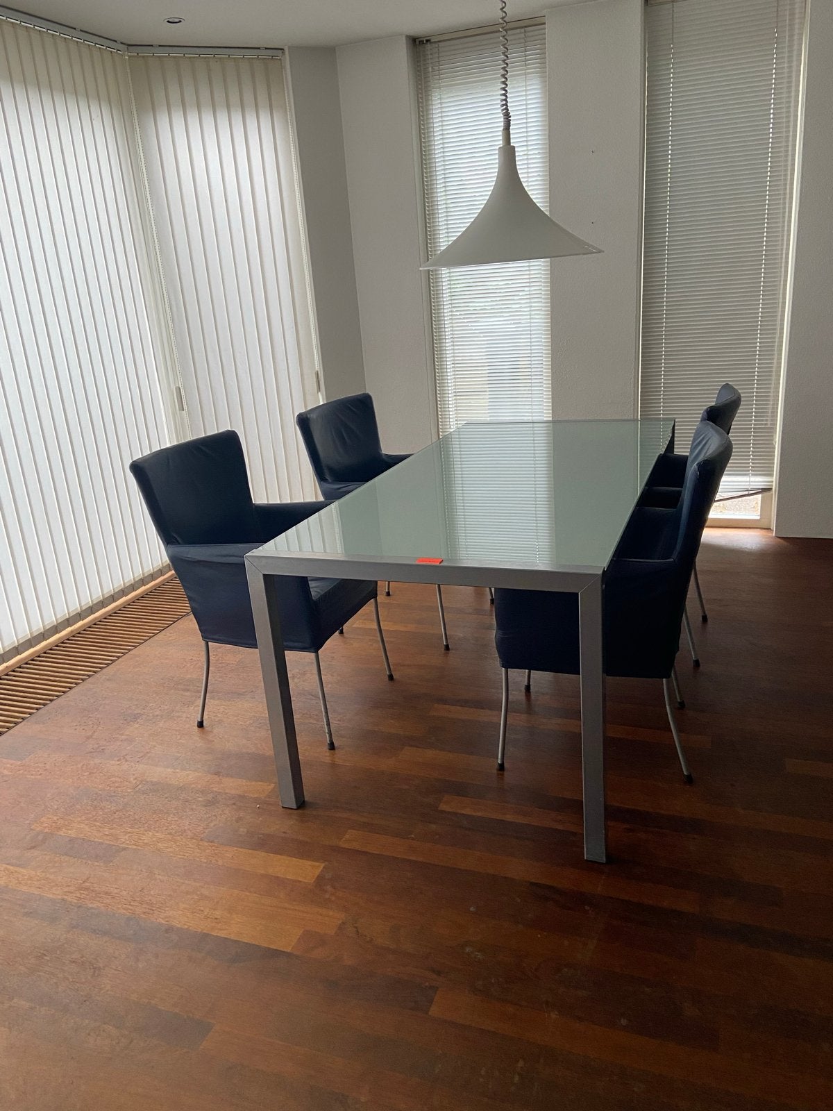 BonyDesign moderne eettafel glazen blad - Moet snel weg, Ophalen, 50 tot 100 cm, Zo goed als nieuw, Glas