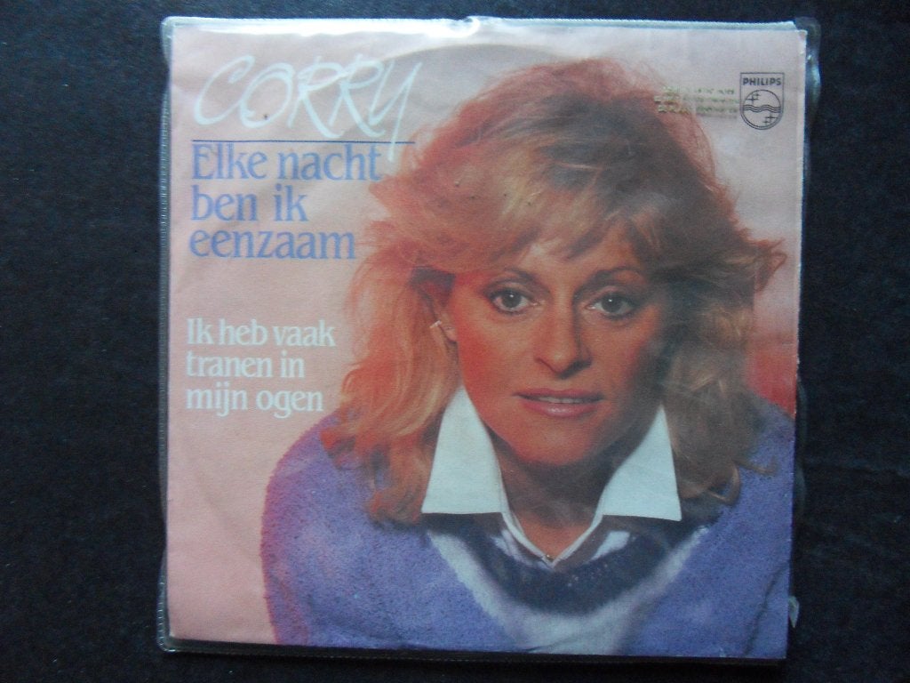 Corry - Elke nacht ben ik eenzaam, Cd's en Dvd's, Vinyl Singles, Ophalen of Verzenden, Gebruikt, Nederlandstalig