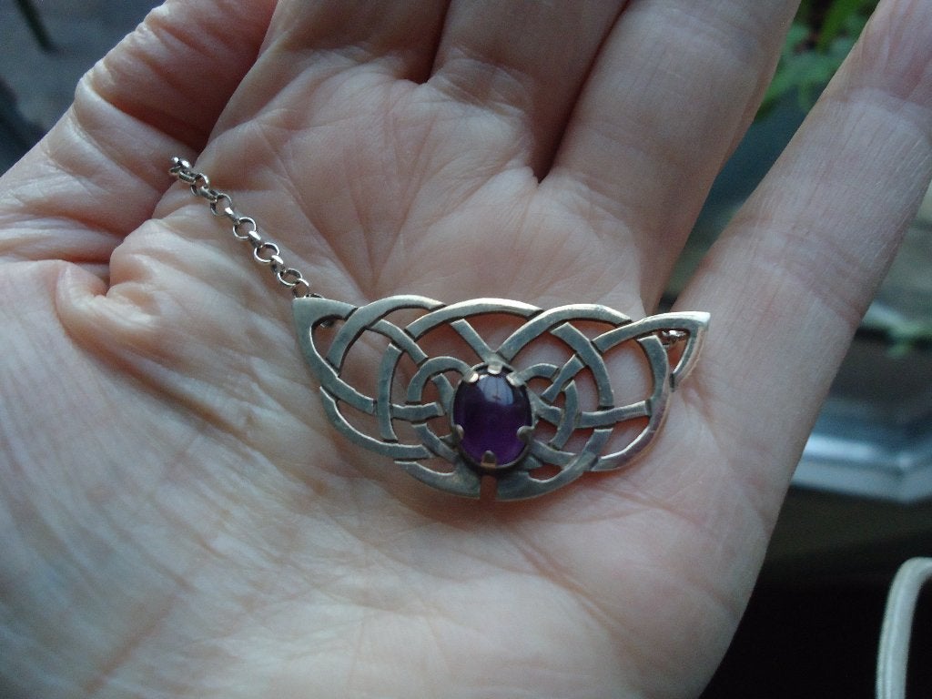 mooie echt zilveren ketting met edelsteentje 925 en 45 cm, Ophalen of Verzenden, Zo goed als nieuw, Met edelsteen, Zilver
