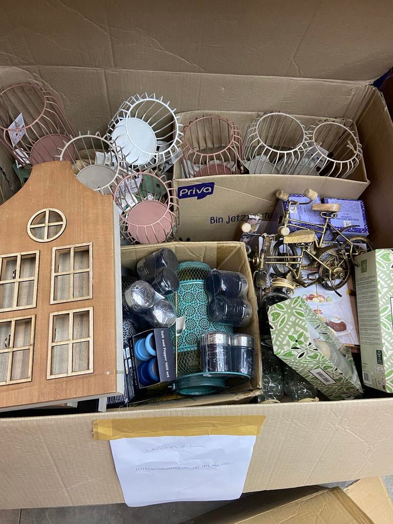 Grote partij diverse woondecoratie en accessoires, Meerkleurig, ., Overige stijlen, Nieuw