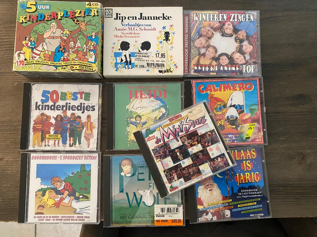 15 kinder cd's, Ophalen, Zo goed als nieuw