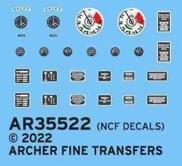 Archer	AR35522	Sd.Kfz.9 FAMO Instruments and Placards	1/35, Verzenden, Nieuw, 1:35 tot 1:50