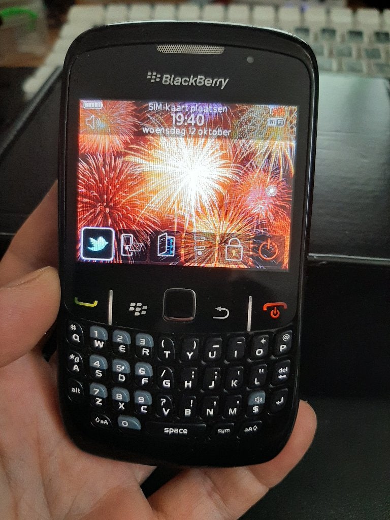 BlackBerry. bundle 465, Telecommunicatie, Gebruikt, Zwart, 3 tot 6 megapixel, Ophalen of Verzenden