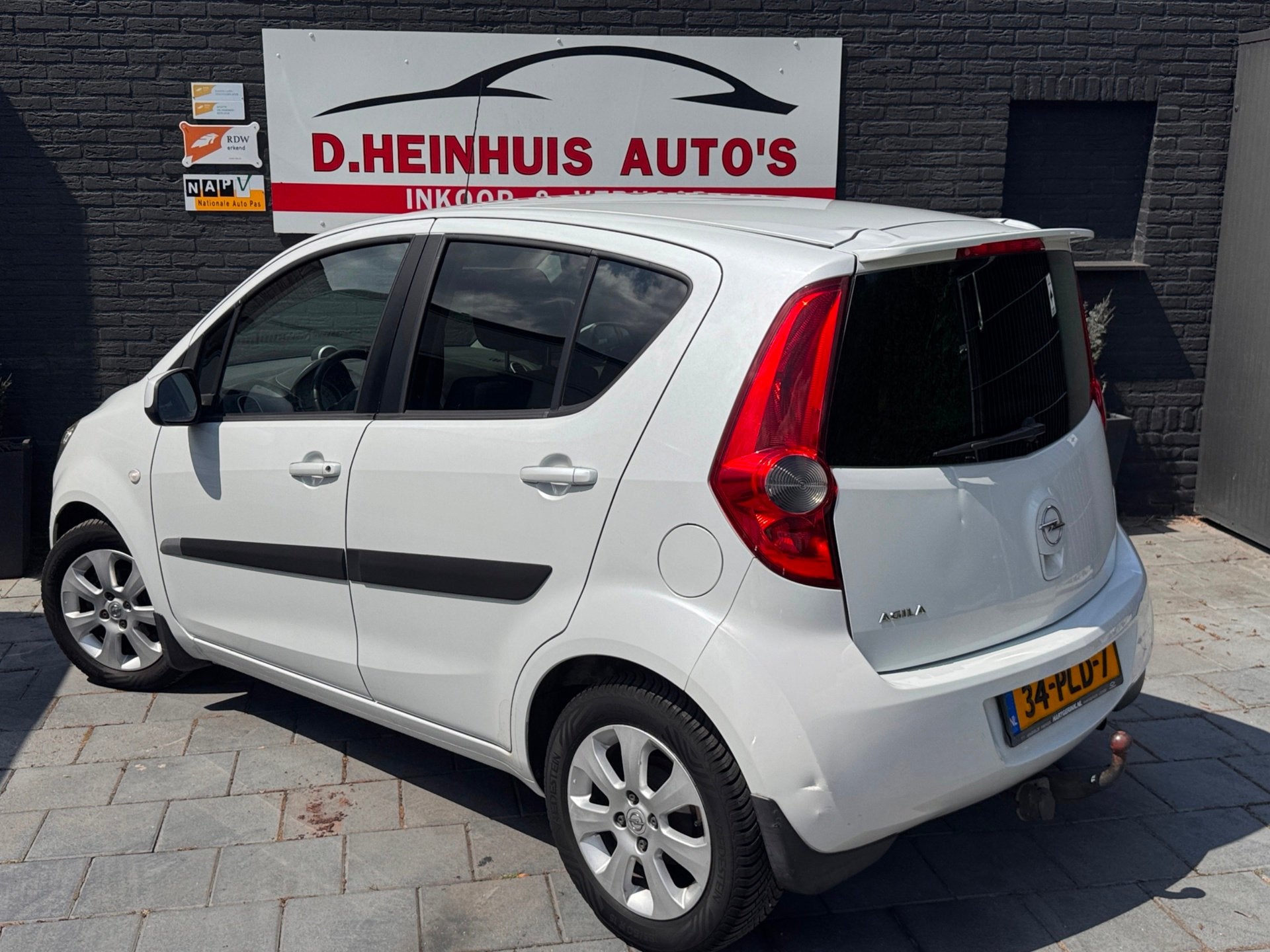 Opel Agila 1.2 Edition |AIRCO|APK 03-2027|, Voorwielaandrijving, 4 cilinders, 965 kg, Wit