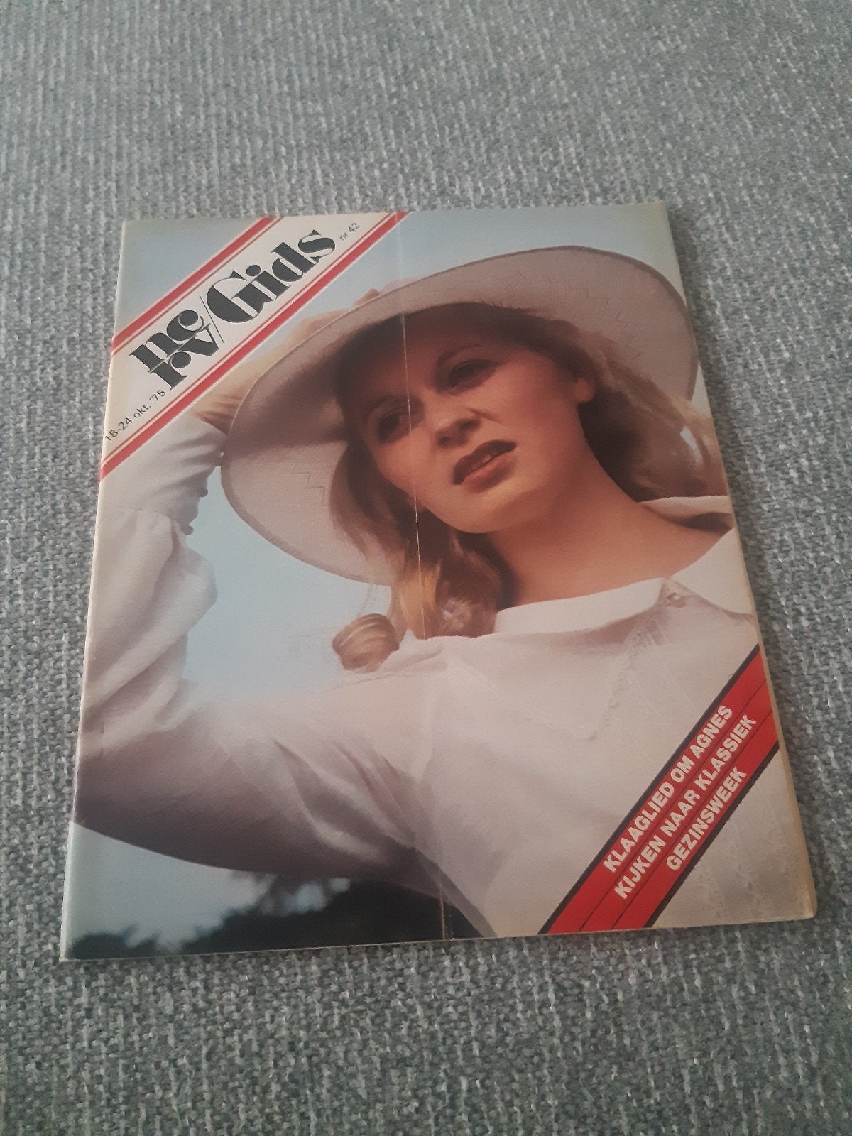 42.NCRV 1975. Agnes. Marleen Maas. Jan van de Waart. Luk de, Verzamelen, Verzenden, 1960 tot 1980, Tijdschrift