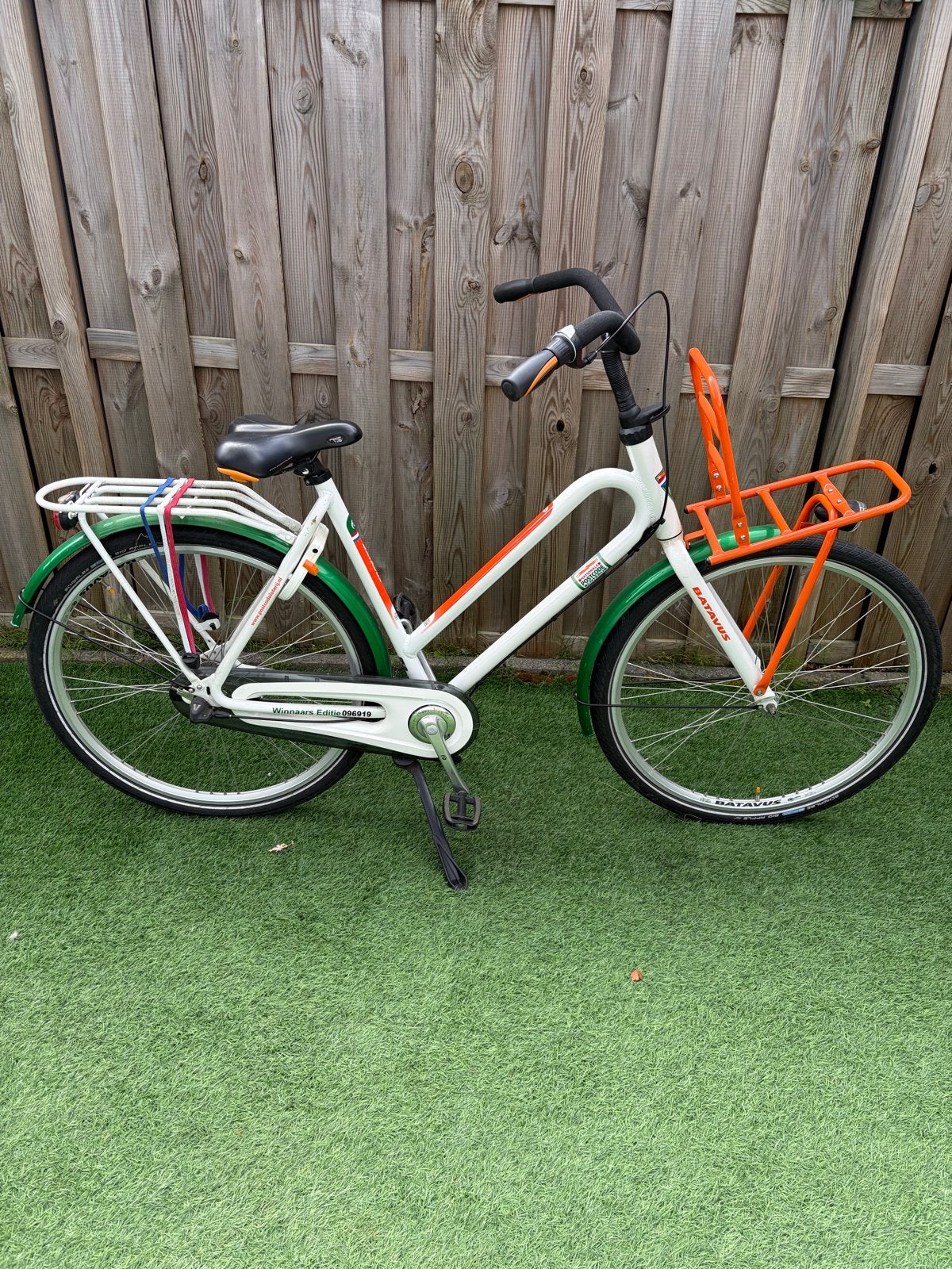 Batavus damesfiets Postcodeloterij - Goede staat, 3 versn., Ophalen, Terugtraprem, Gebruikt, Versnellingen