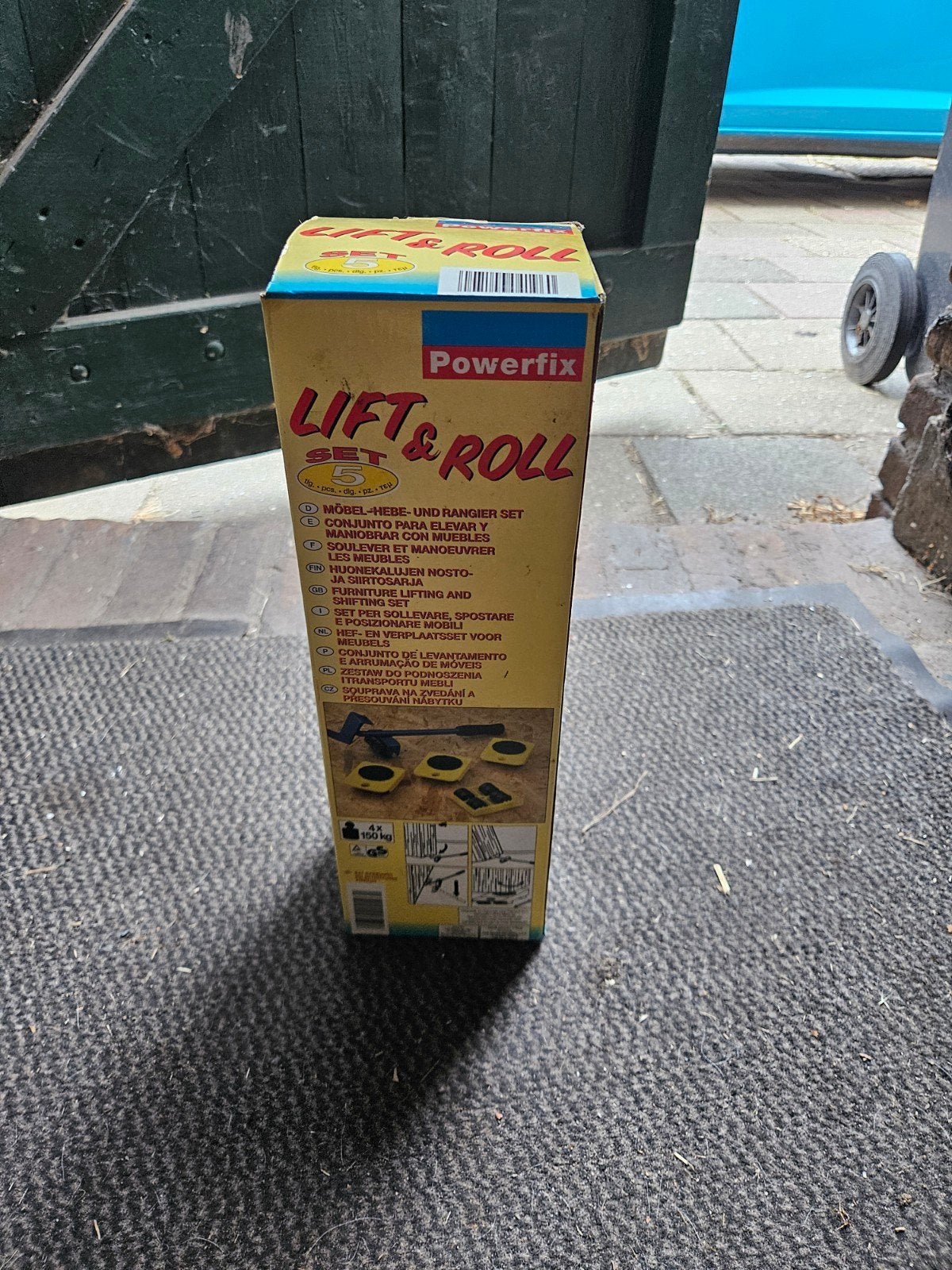 lift & roll verhuis set 4x150kg, 100 liter of meer, Ophalen, Nieuw, Transportkar
