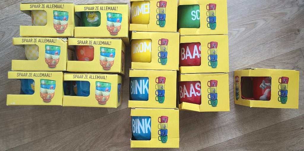Nieuw partij M&M's bowls en mokken. bowl, mok, kom, Overige materialen, Overige merken, Overige typen, Nieuw