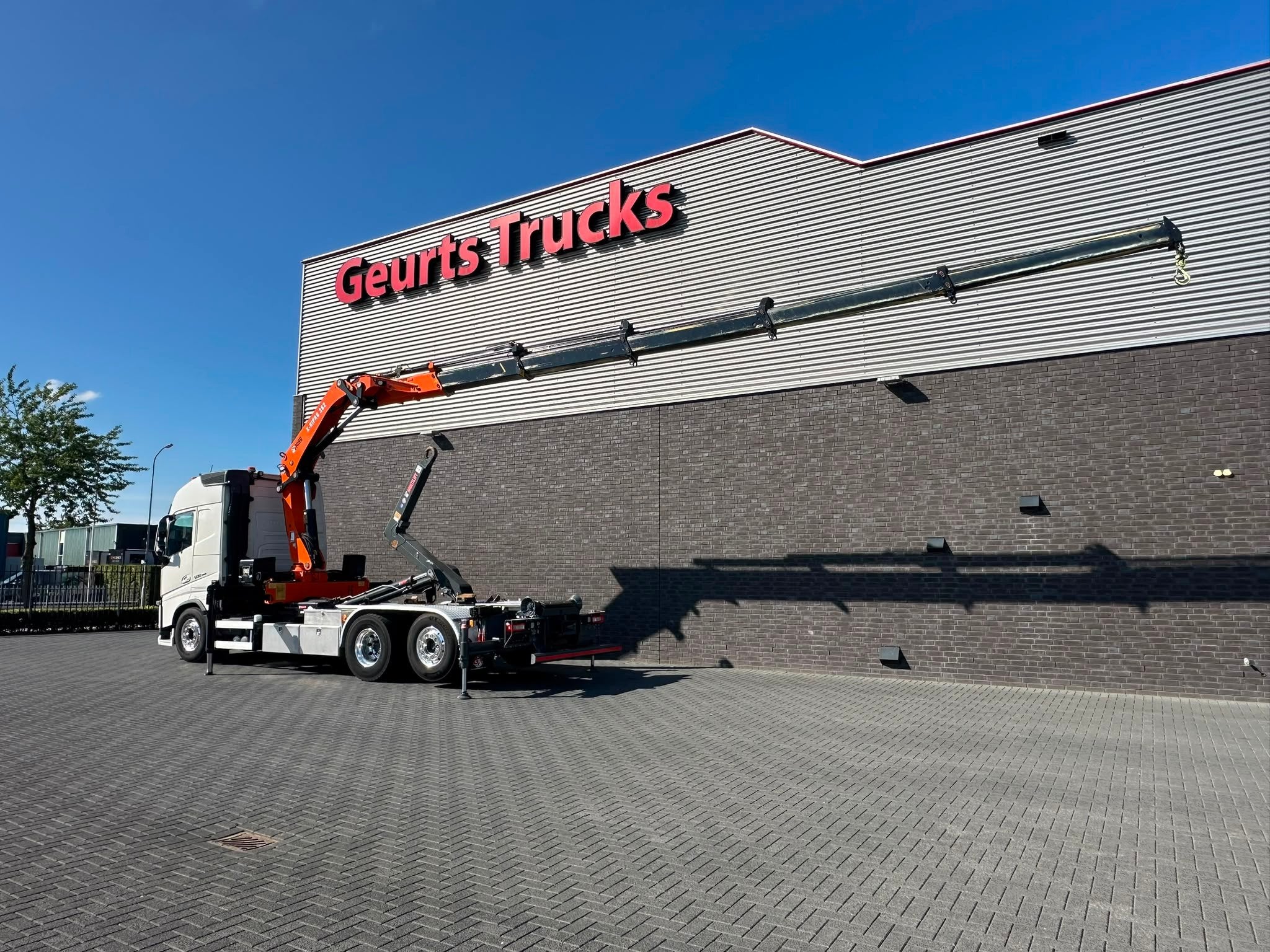 Volvo FH 500 6X2 HAAKARM+HIAB 362 EP-5 (bj 2019), Automaat, Euro 6, Wit, Diesel