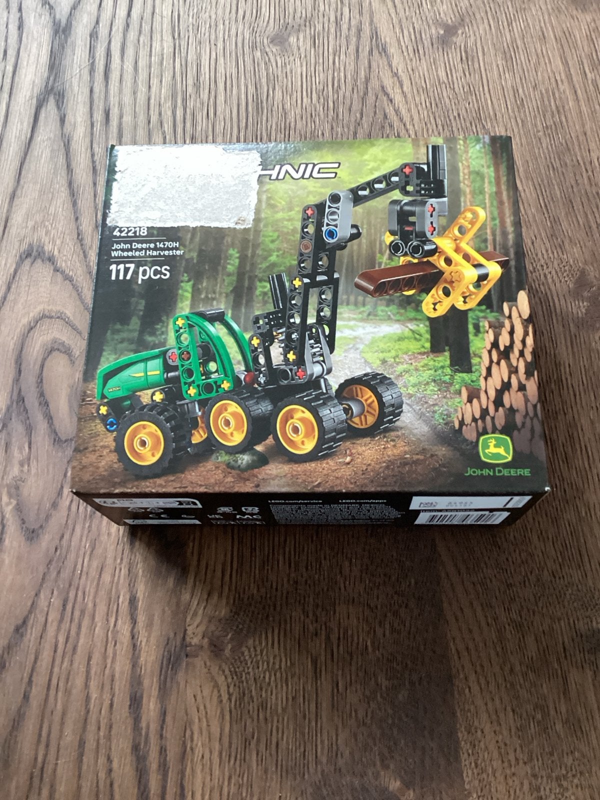 LEGO Technic John Deere 1470H Wheeled Harvester 42218, Ophalen of Verzenden, Nieuw