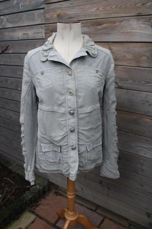 Jasje licht grijs Elisa Cavaletti mt Xl Vaste prijs, Kleding | Dames, Maat 46/48 (XL) of groter, Ophalen of Verzenden, Zo goed als nieuw