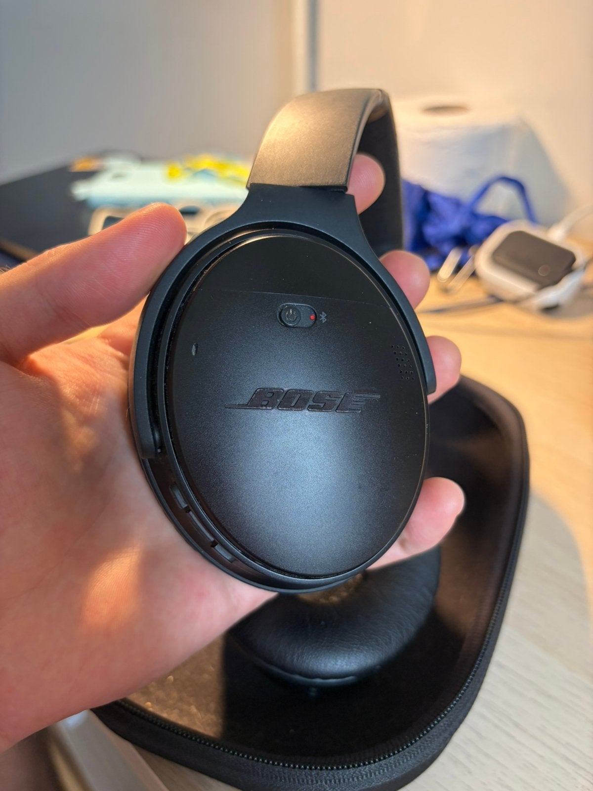 Bose QC 2 headphones with noise cancellation, Ophalen, Gebruikt, Draadloos, Gaming headset