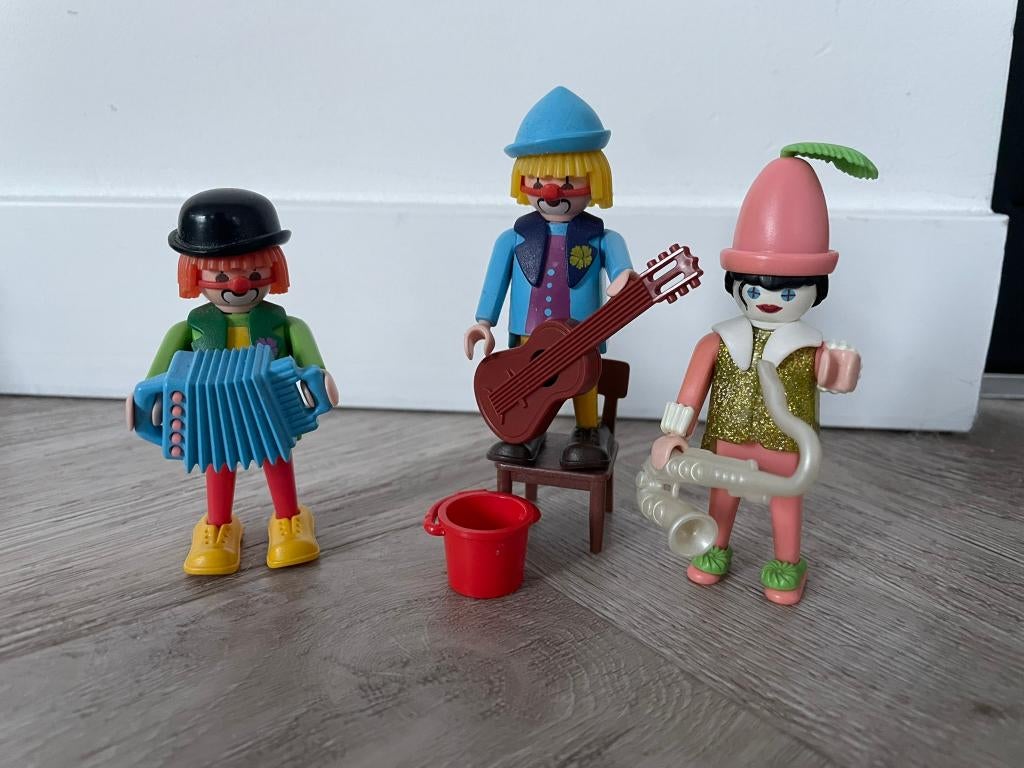 Playmobil, vintage clowns 3392 en 3319, Ophalen of Verzenden, Gebruikt, Complete set