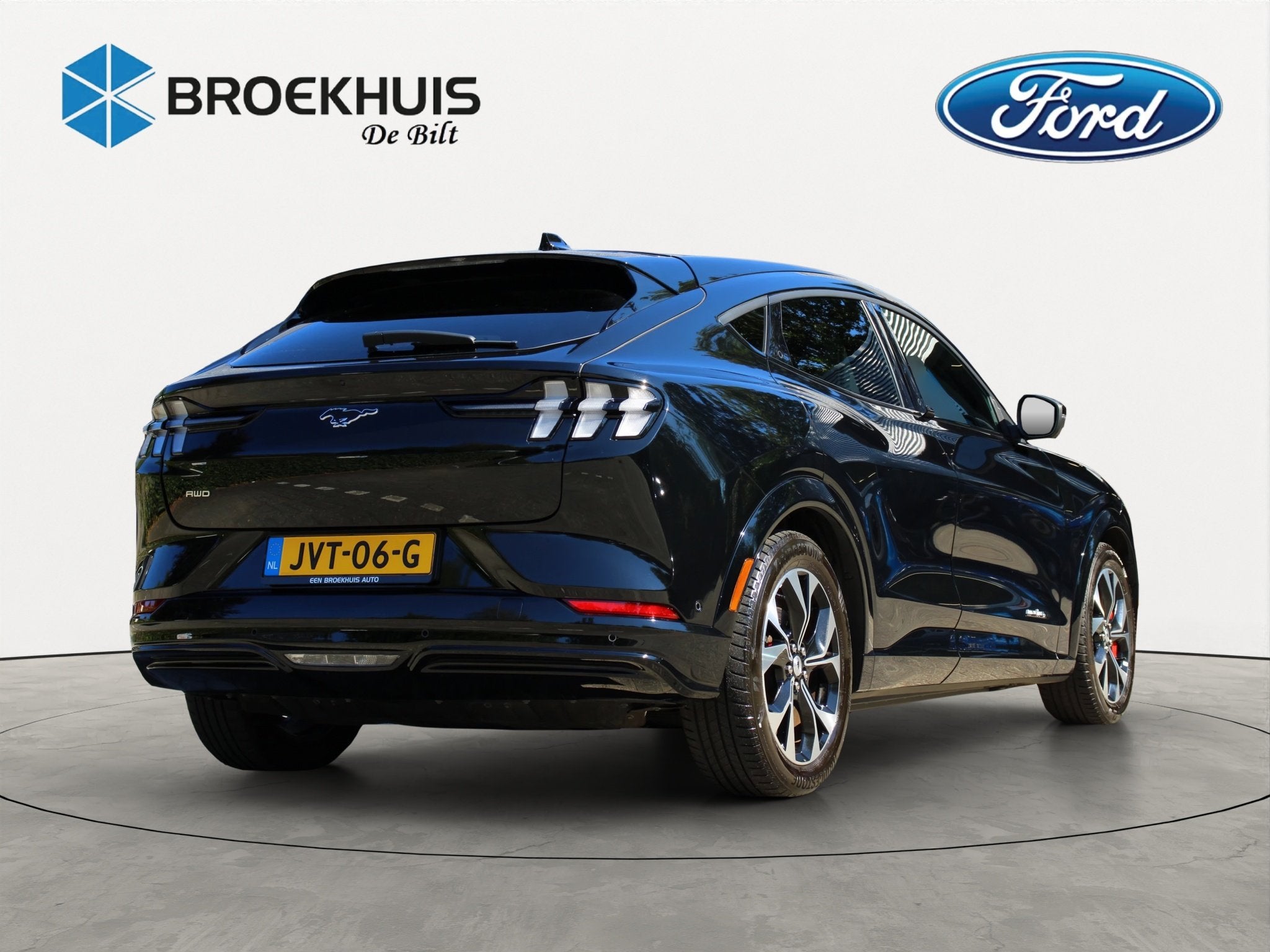 Ford Mustang Mach-E Extended AWD 98 kWh, 98 kWh, Gebruikt, Zwart, Zwart