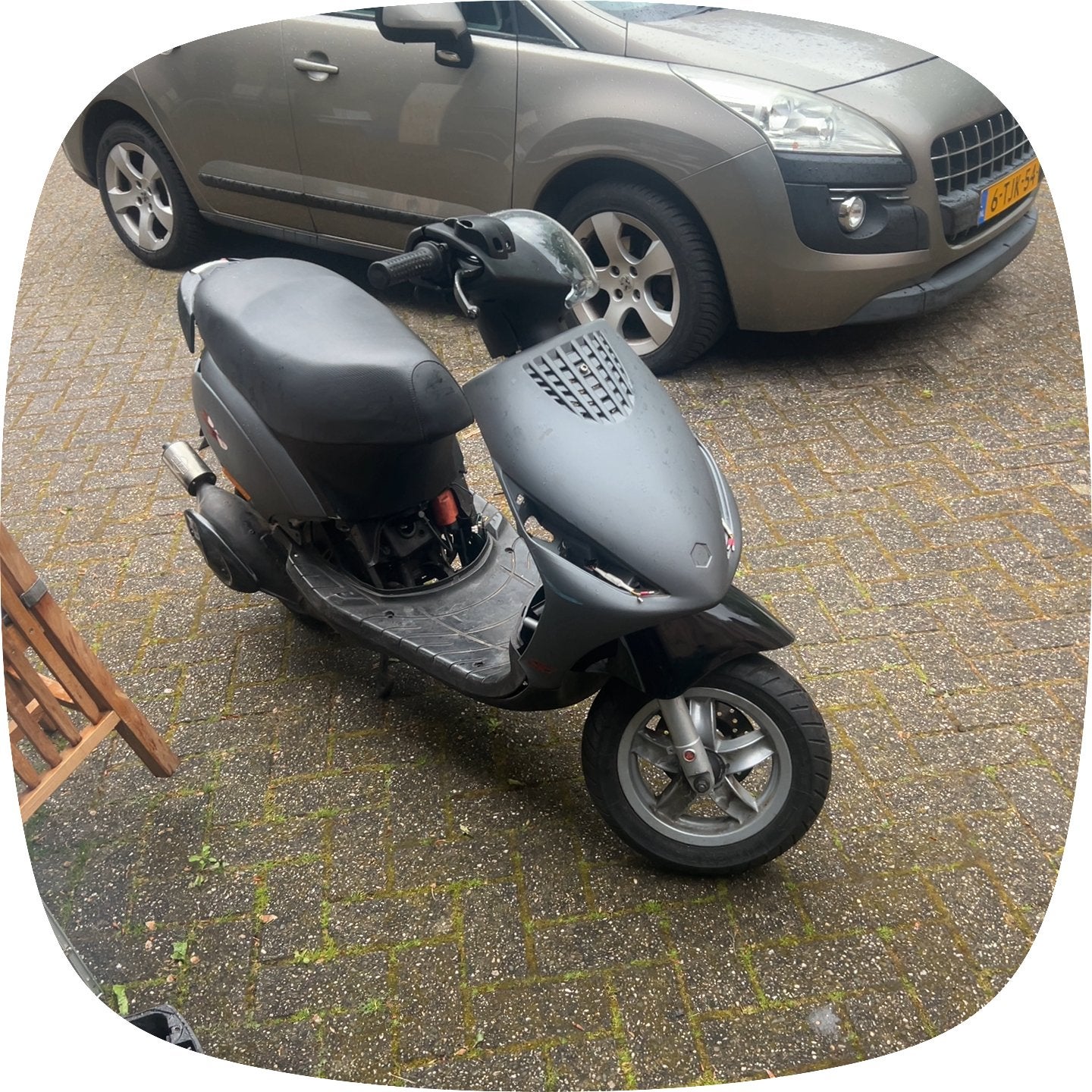 Piaggio zip 70cc, Fietsen en Brommers, Scooters | Piaggio, Zo goed als nieuw, Zip, Tweetakt, Ophalen
