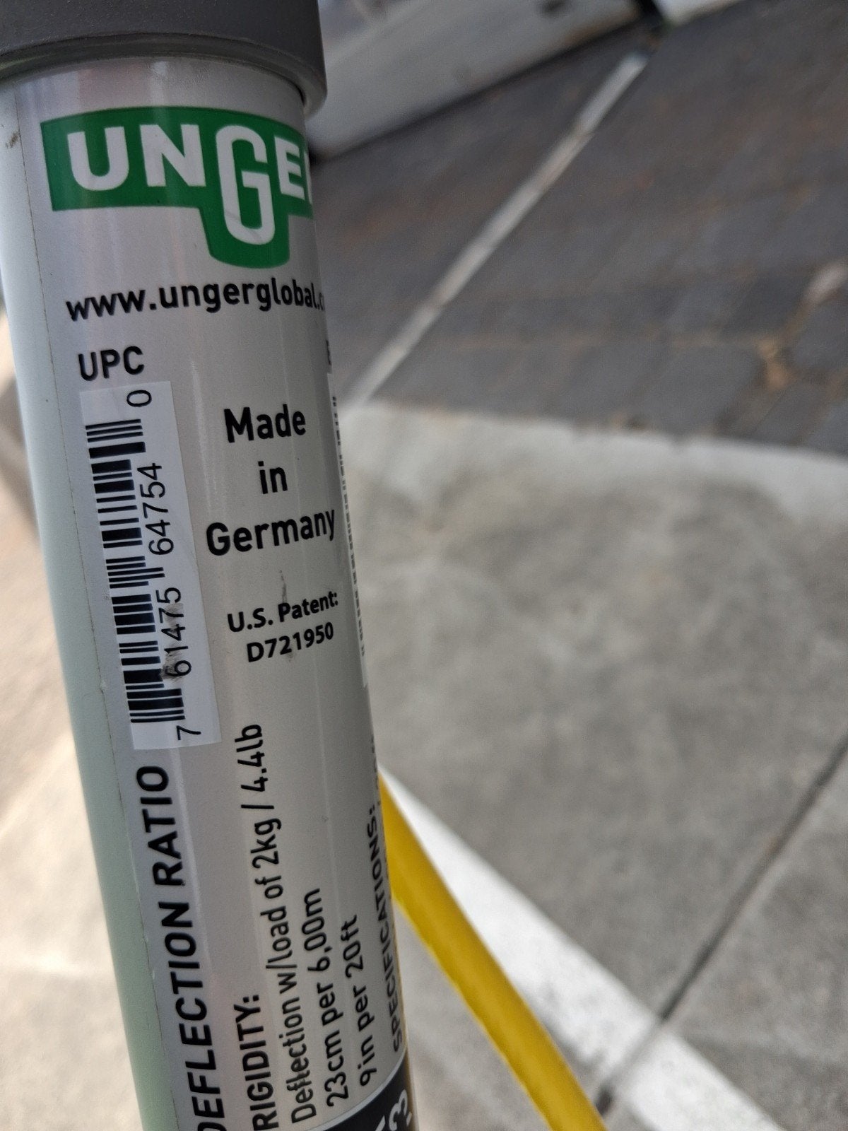 Unger HiFlo nLite watergevoerde telescoopsteel met borstel, Ophalen, Zo goed als nieuw, Overige typen