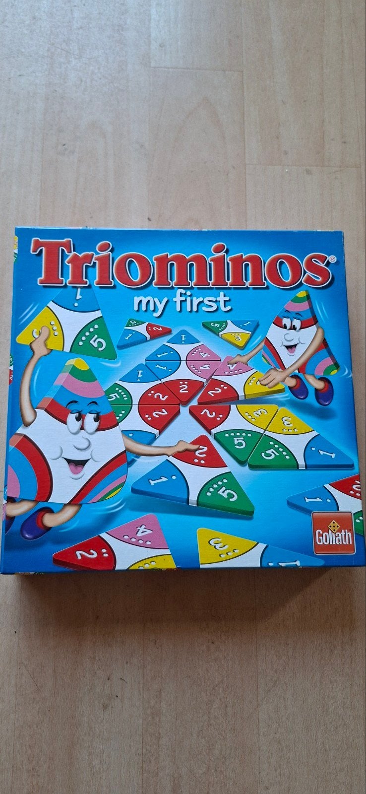 Triominos My First - Goliath, Een of twee spelers, Ophalen of Verzenden, Zo goed als nieuw, Goliath