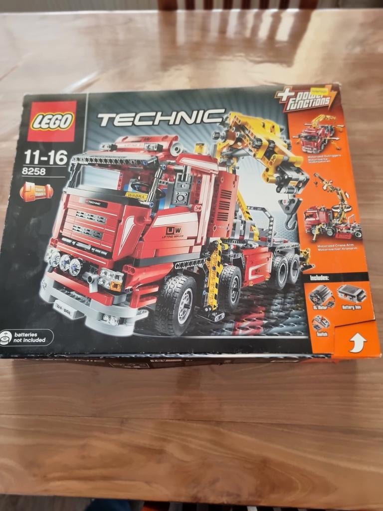 Lego Technic 8258 Kraanwagen met Power Functions, Kinderen en Baby's, Ophalen, Zo goed als nieuw, Complete set, Lego