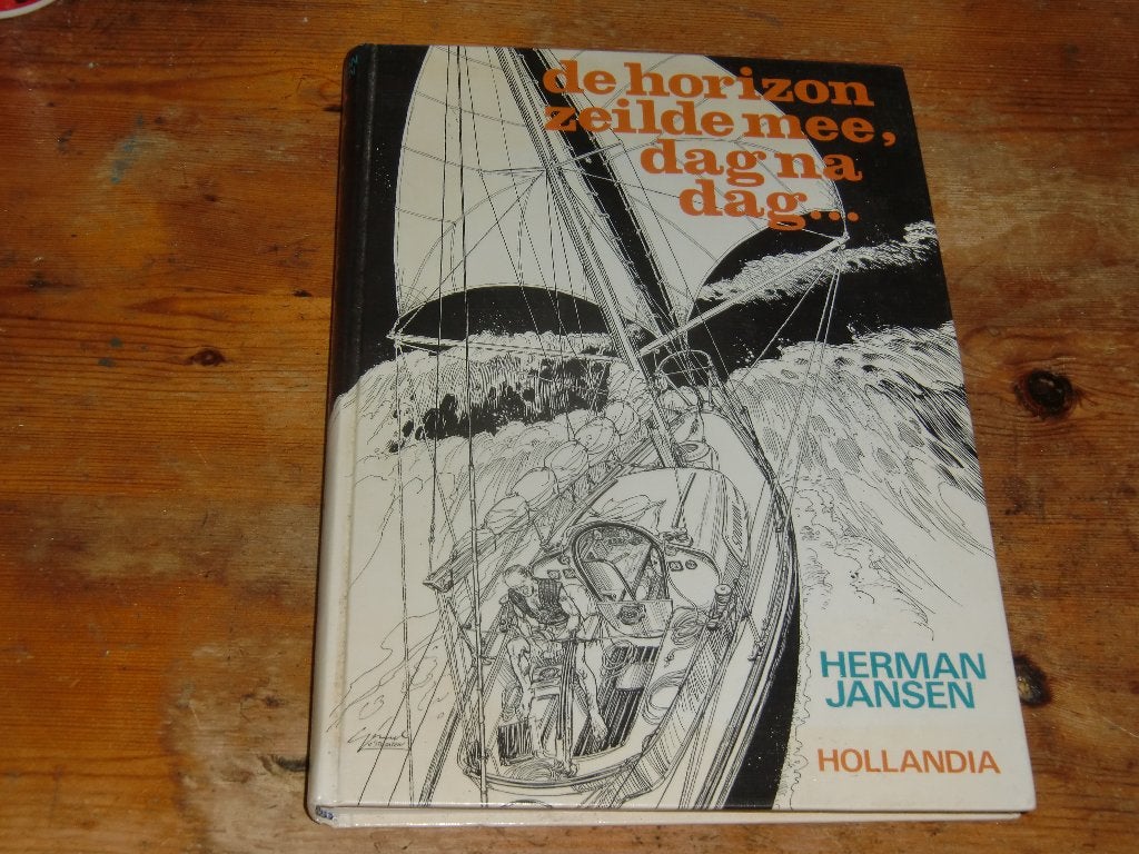 Herman Jansen (Solo zeilen om de Wereld, eerste Nederlander, Ophalen of Verzenden, Zo goed als nieuw, Zeilboot, Boek of Tijdschrift