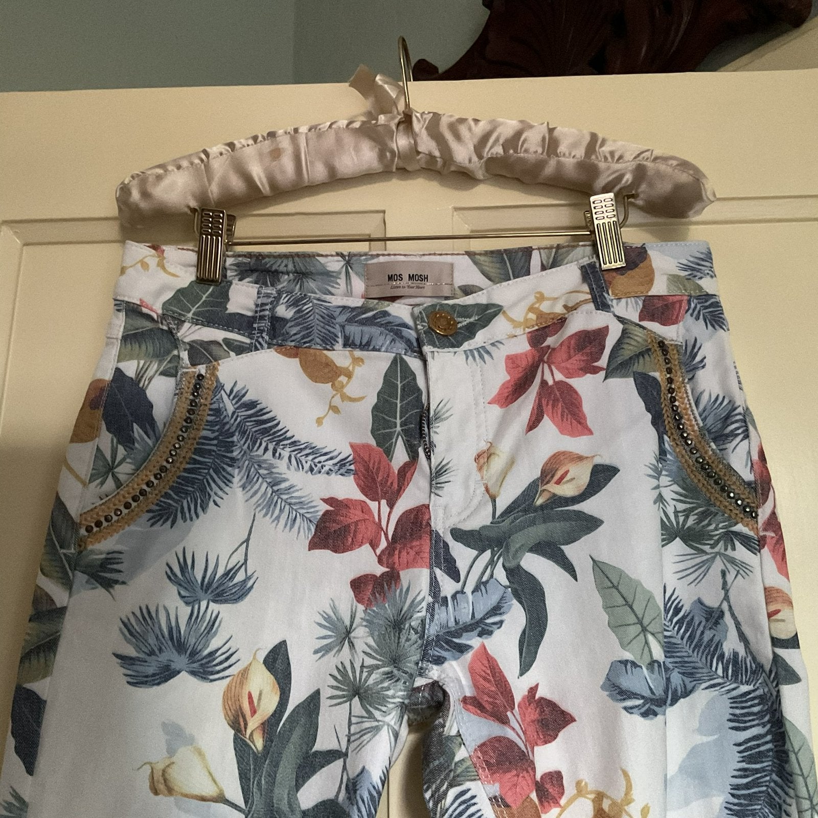 FIJNE NIET VAAK GEDRAGEN MOS MOSH PANTALON MT 28, Meerkleurig, Ophalen of Verzenden, Maat 36 (S), Lang