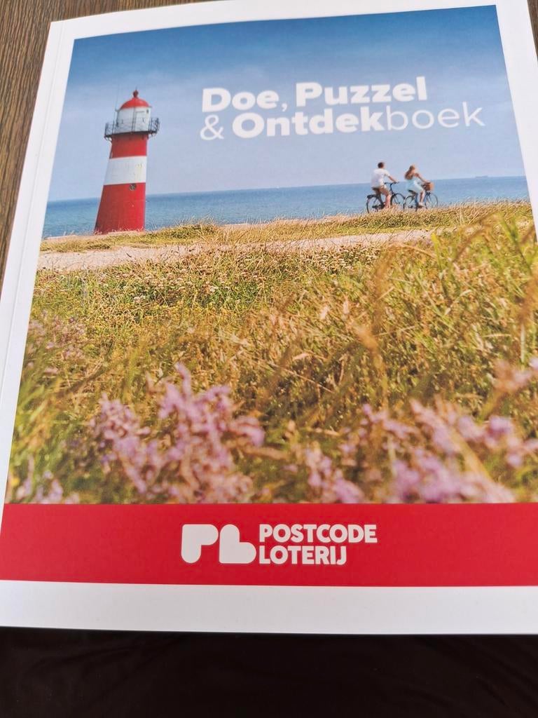 Voordeelgids Postcode Loterij. Doe, puzzel en ontdekgids