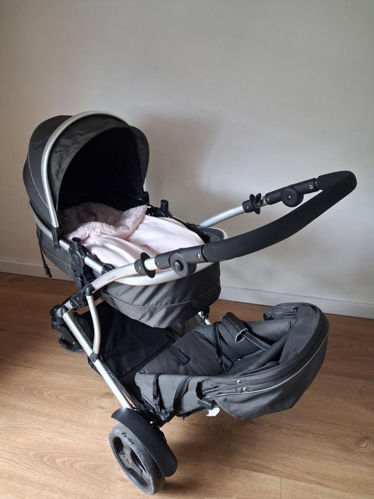 Hauck kinderwagen buggy, Gebruikt, Ophalen, Overige merken, Duowagen