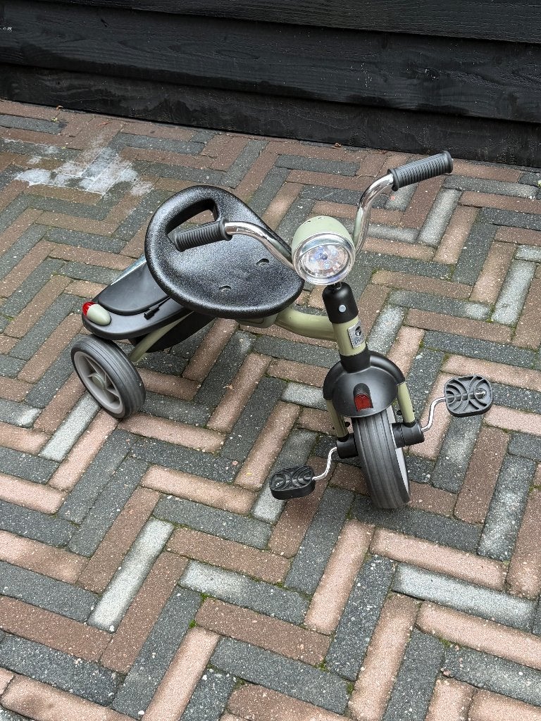puck driewieler legergroen met discolamp zgan, Fietsen en Brommers, Ophalen, Zo goed als nieuw