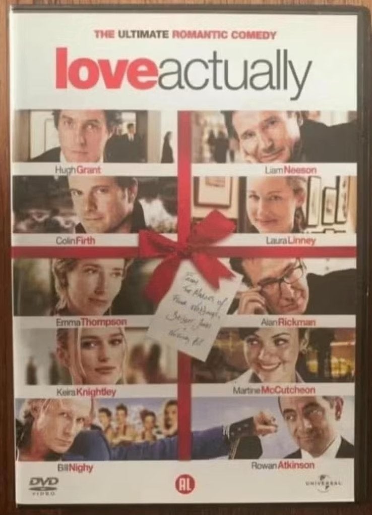 DVD Love Actually; Hugh Grant, Emma Thompson, Rowan Atkinson, Alle leeftijden, Ophalen of Verzenden, Zo goed als nieuw, Romantische komedie