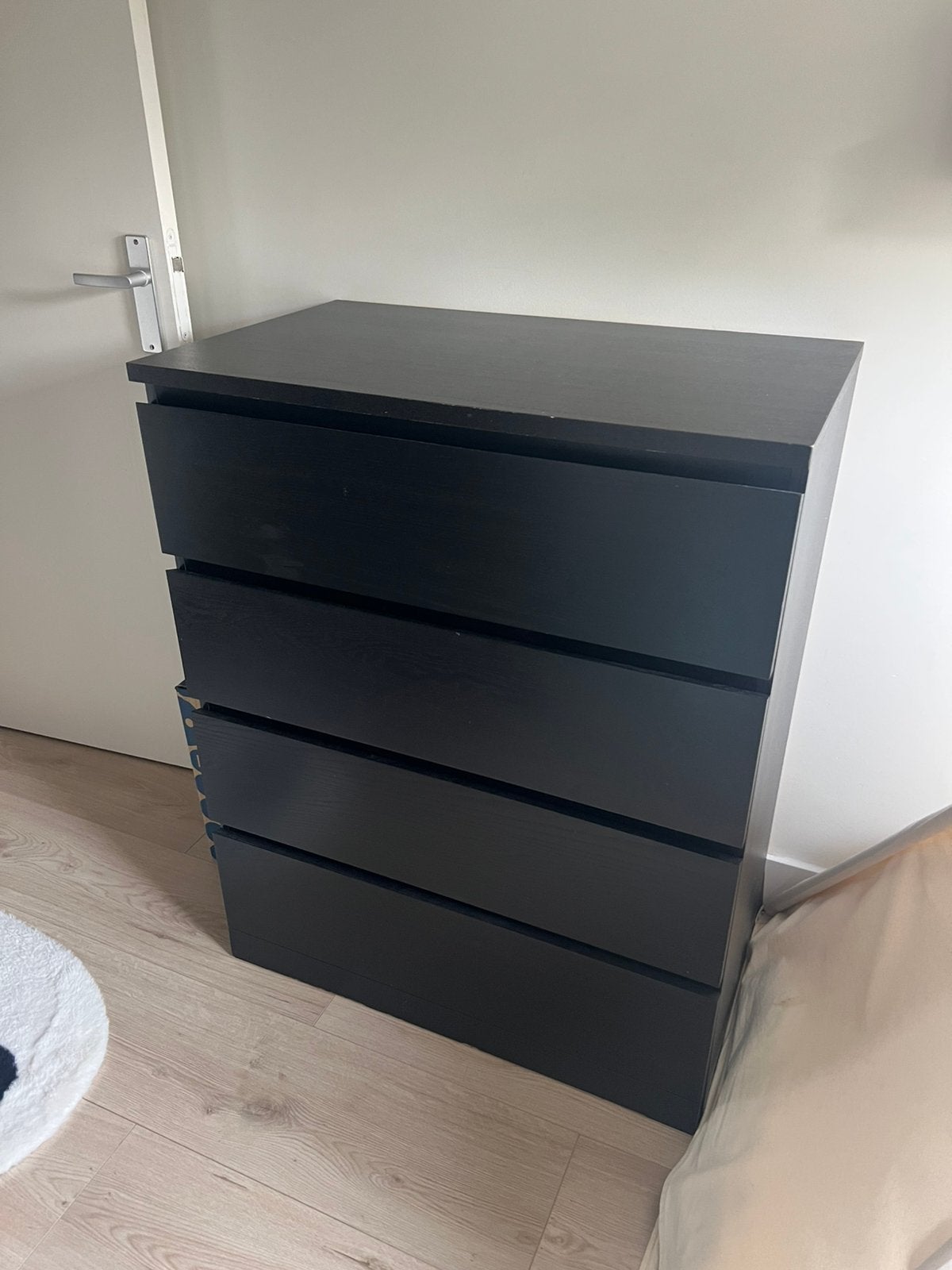 Ikea malm ladekast, Huis en Inrichting, Kasten | Ladekasten, Gebruikt, 100 tot 150 cm, 3 of 4 laden, 25 tot 50 cm