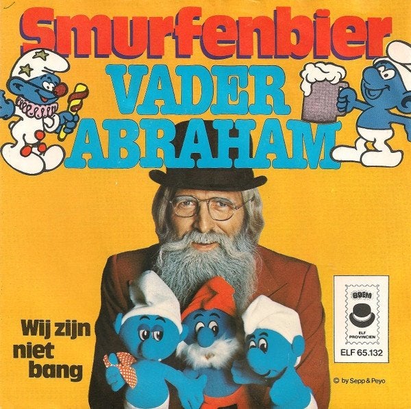 Vader Abraham - Smurfenbier (Single), Fotohoes, Ophalen of Verzenden, Gebruikt, Nederlandstalig