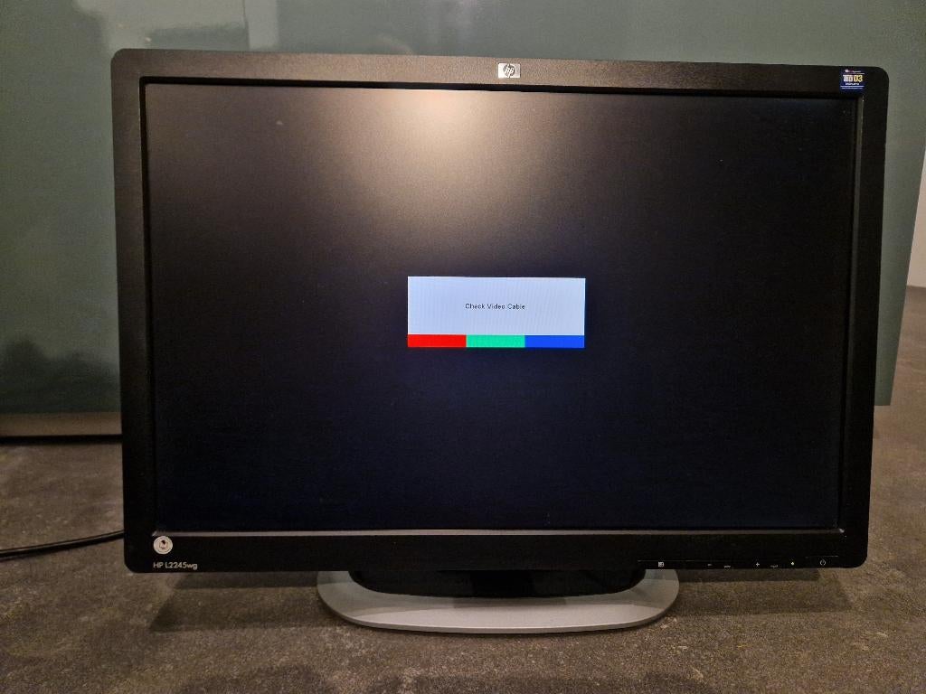 HP monitor 22 inch, Computers en Software, Monitoren, Ophalen, Hp, Gebruikt, Onbekend