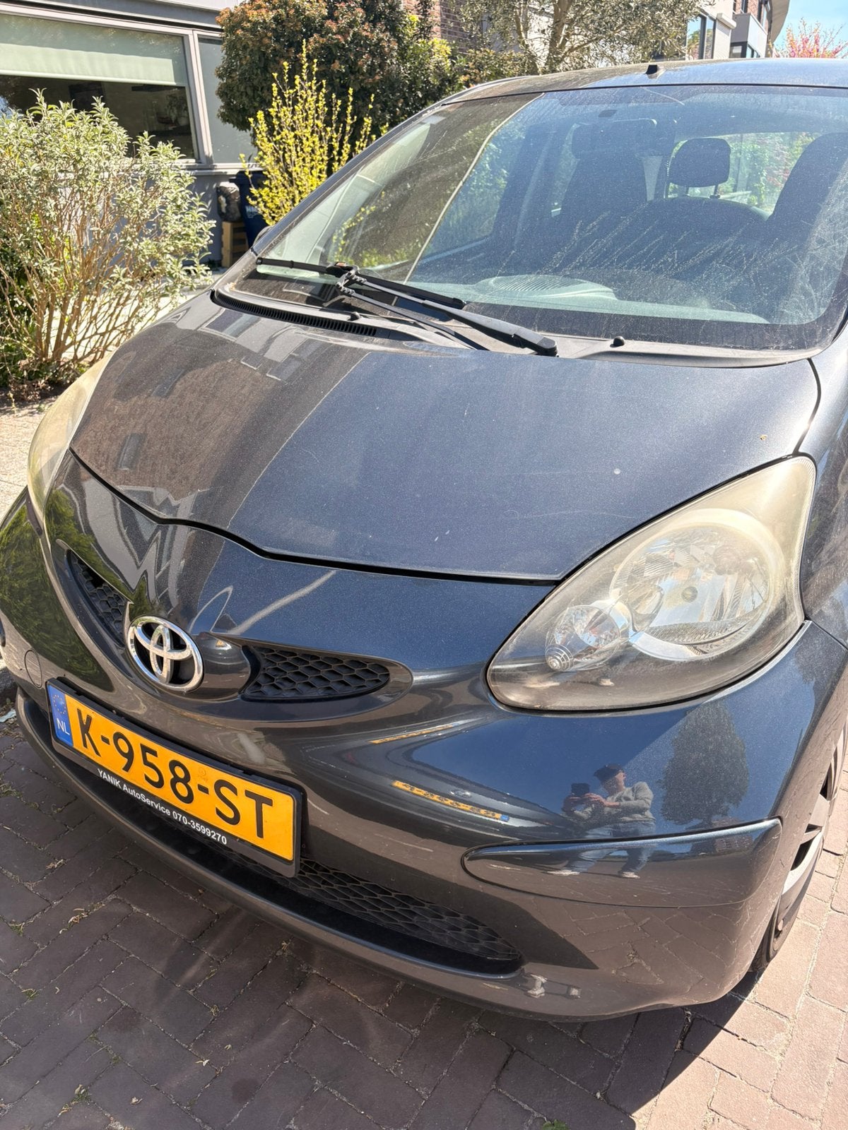 Toyota Aygo 1.0 12V Vvt-i 3DRS MMT 2006 Grijs, Auto's, Toyota, Voorwielaandrijving, 4 stoelen, 68 pk, Handgeschakeld