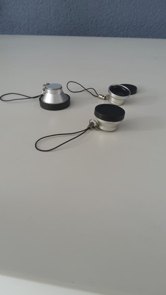 3 universele telefoonlensjes. En 2 originele oculairen., Ophalen of Verzenden