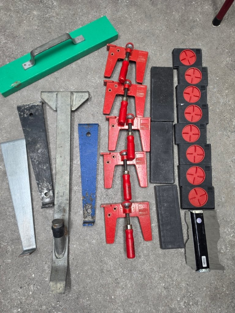 Laminaat gereedschap, Ophalen, Gebruikt