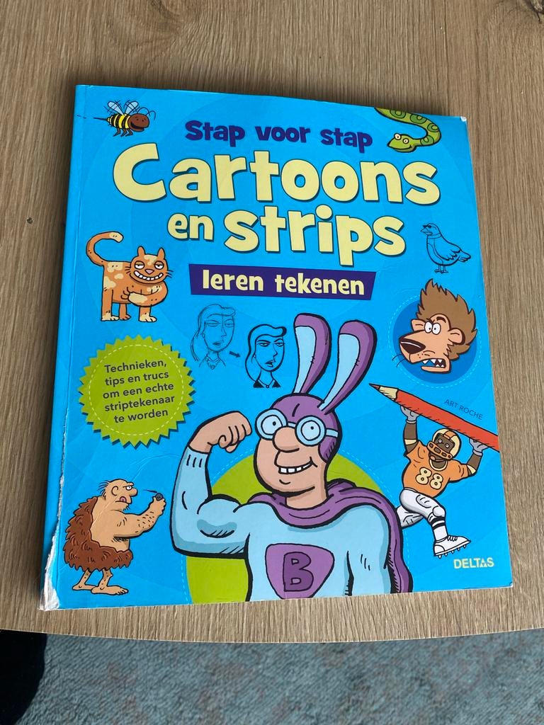 Stap voor stap cartoons en strips leren tekenen, Boeken, Stripboeken, Eén stripboek, Ophalen of Verzenden, Gelezen
