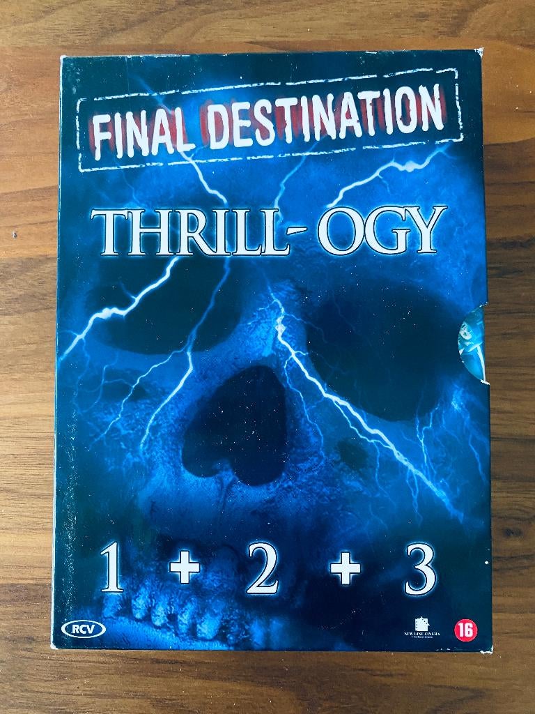 DVD Box: Final Destination, Part 1, 2 & 3 (Thrill-Ogy), Cd's en Dvd's, Dvd's | Horror, Gebruikt, Overige genres, Boxset, Vanaf 16 jaar