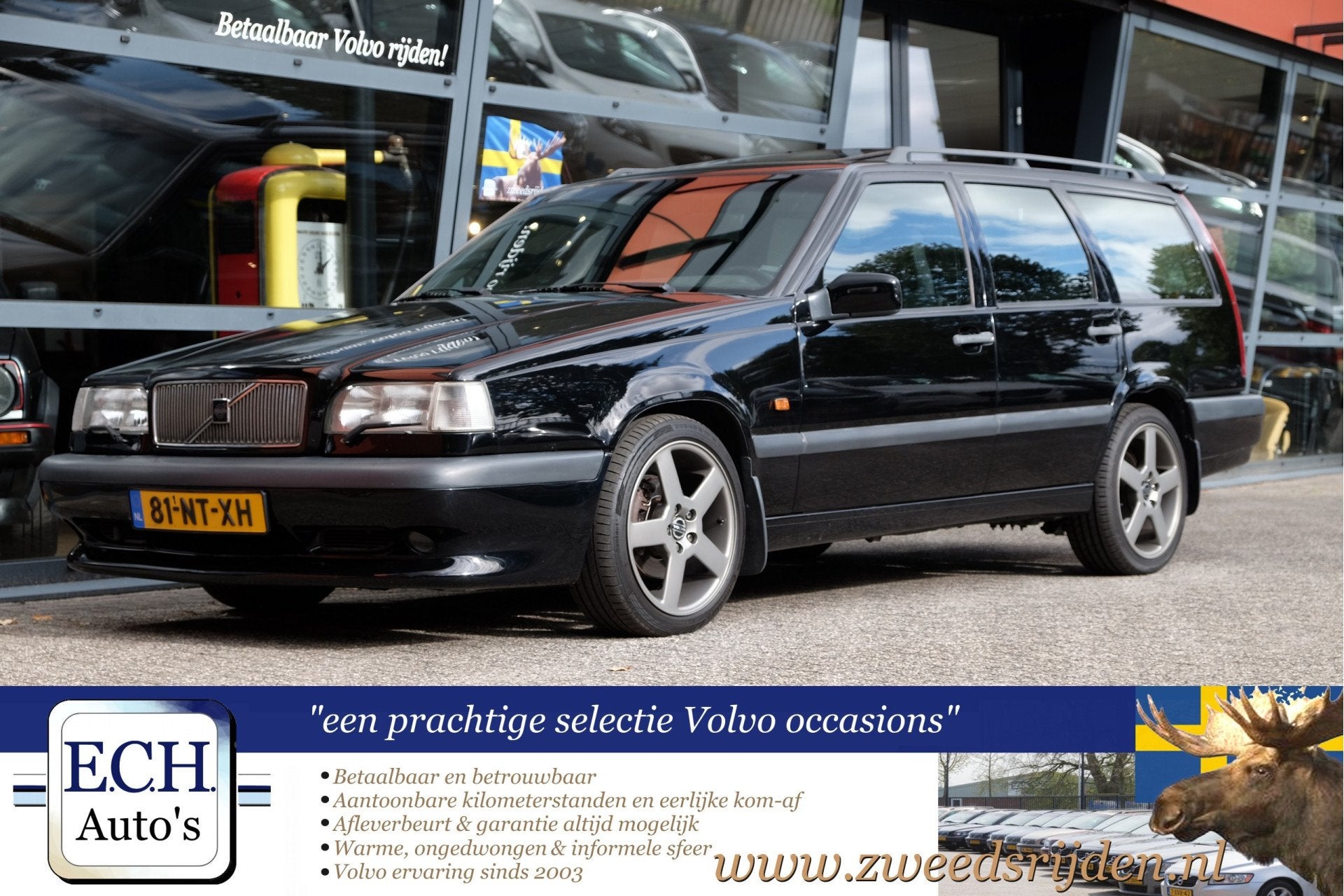 Volvo 850 T5-R Automaat, Schuifdak, gerestaureerd (bj 1994), foto 6