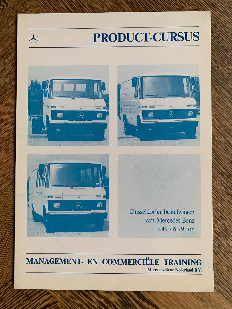 Nederlandse product-cursus brochure Mercedes-Benz T1 T2 1983, Zo goed als nieuw, Mercedes-Benz, Mercedes, Ophalen of Verzenden