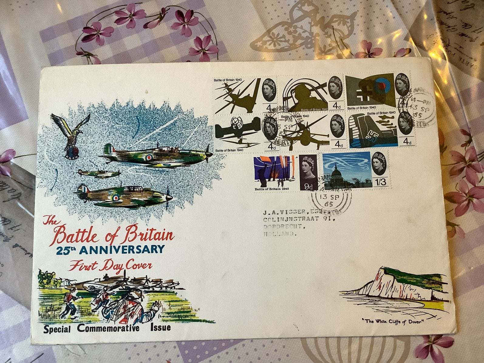 Fdc  Engeland, Postzegels en Munten, Ophalen of Verzenden