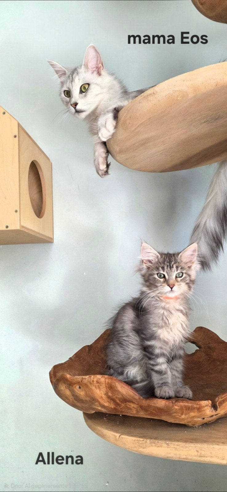 Maine Coon kittens met stamboom, chip, ouders getest, Meerdere dieren, Met stamboom, 0 tot 2 jaar