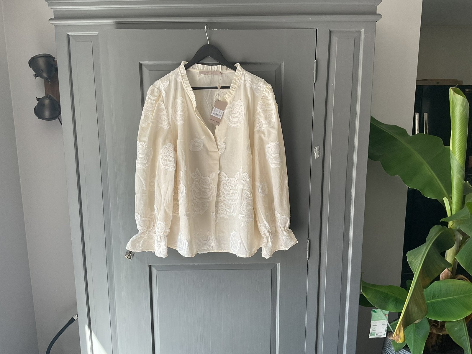 Costa Mani supermooie ecru blouse mt xxl nieuw, Kleding | Dames, Blouses en Tunieken, Ophalen of Verzenden, Zo goed als nieuw