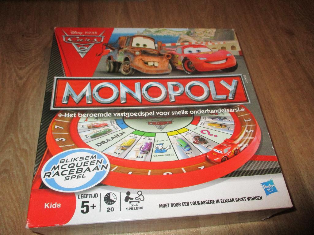 bordspel limited Monopoly Cars Monopolie, Hobby en Vrije tijd, Gezelschapsspellen | Bordspellen, Vijf spelers of meer, Ophalen of Verzenden